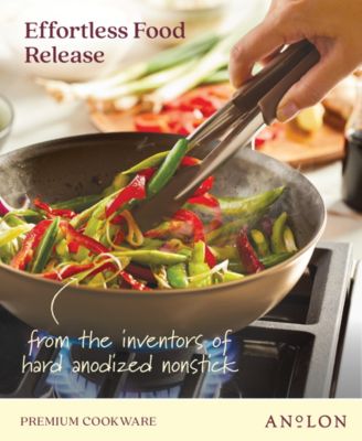 Ascend Hard Anodized Aluminum Non-Stick 10" Stir Fry Pan