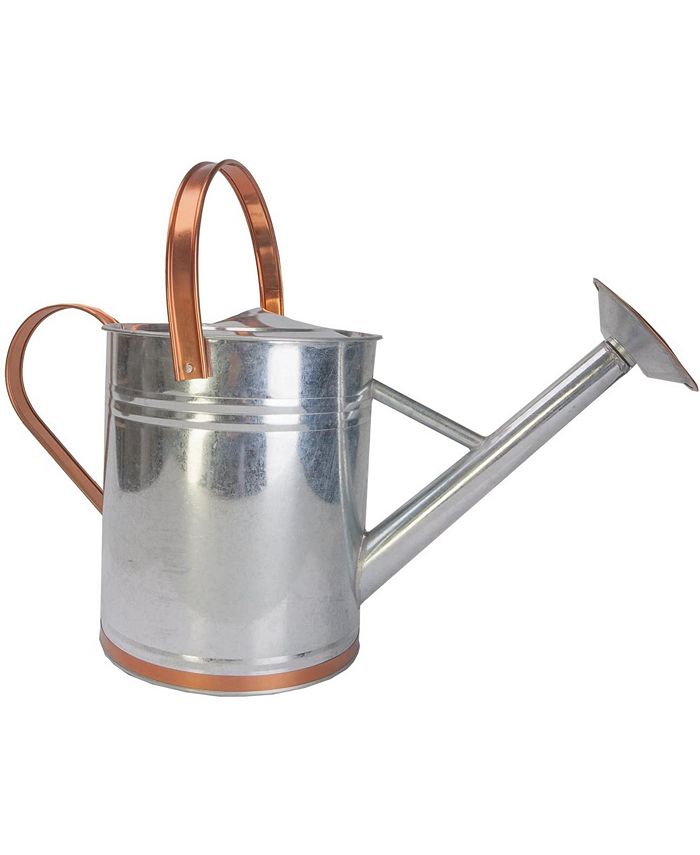 Panacea Metal Watering Can, Galvanized Silver/Copper Accents, 2 Gal Macy's