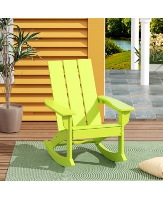 Modern Adirondack Outdoor Rocking Chair