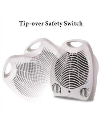 H-1322 Portable 2-Speed Fan Heater with Thermostat