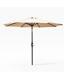9 Ft Outdoor Patio Market Umbrella with Tilt and Crank