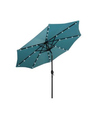 9 ft. Patio Solar Power LED lights Market Umbrella