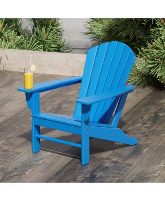 All-Weather Contoured Outdoor Poly Adirondack Chair
