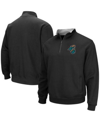 Men's Black Coastal Carolina Chanticleers Tortugas Quarter-Zip Sweatshirt