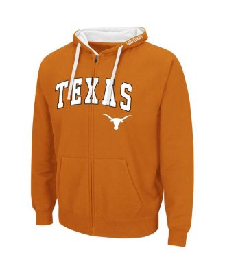 Men's Texas Orange Texas Longhorns Big and Tall Full-Zip Hoodie