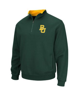 Men's Green Baylor Bears Tortugas Quarter-Zip Sweatshirt