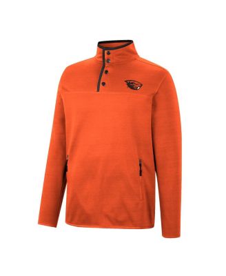 Men's Orange Oregon State Beavers Rebound Quarter-Snap Jacket