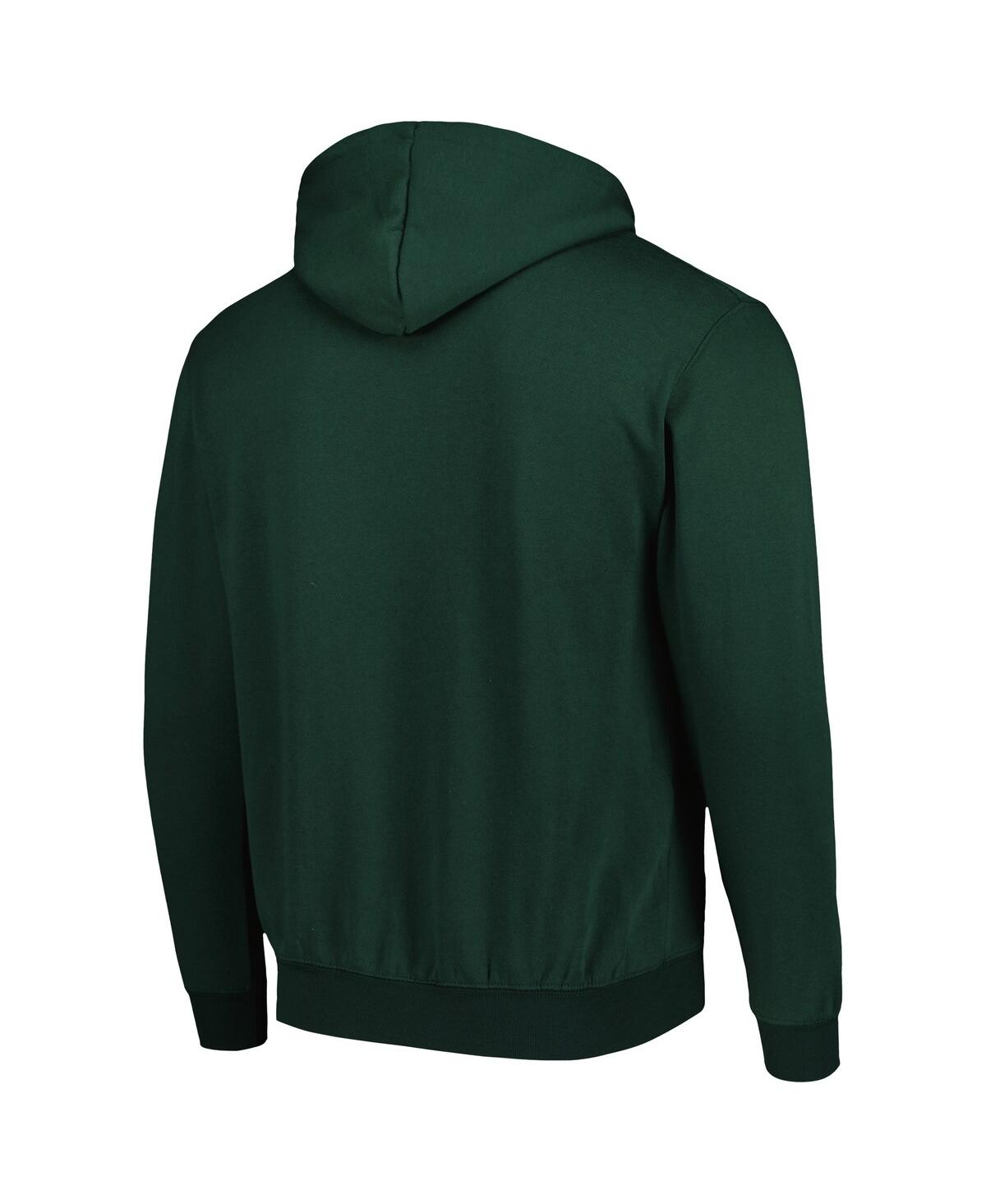 Colosseum Men's  Green Northern Michigan Wildcats Arch & Logo Pullover Hoodie In Green