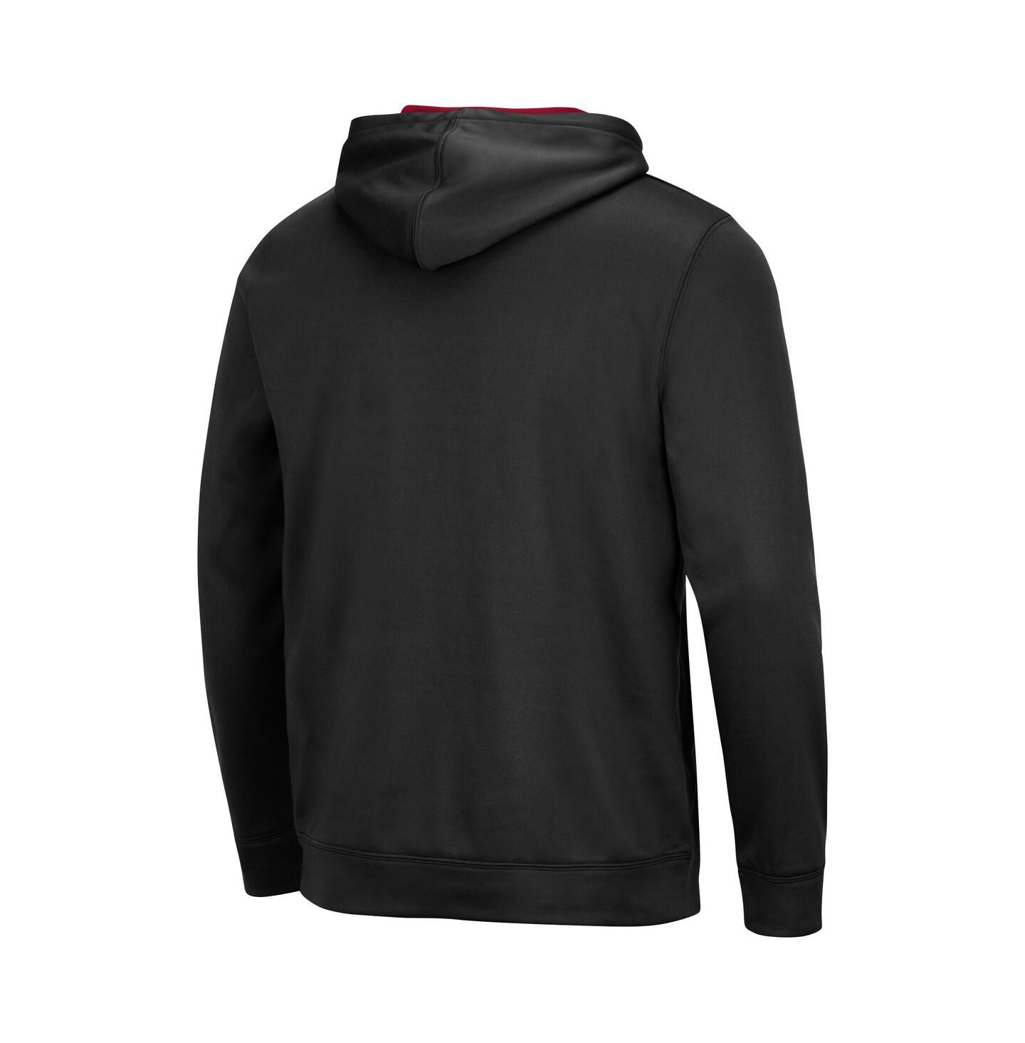 Мужское худи Colosseum Oklahoma Sooners Slash Stack 2.0 Pullover, цвет: Малиновый — фото 5