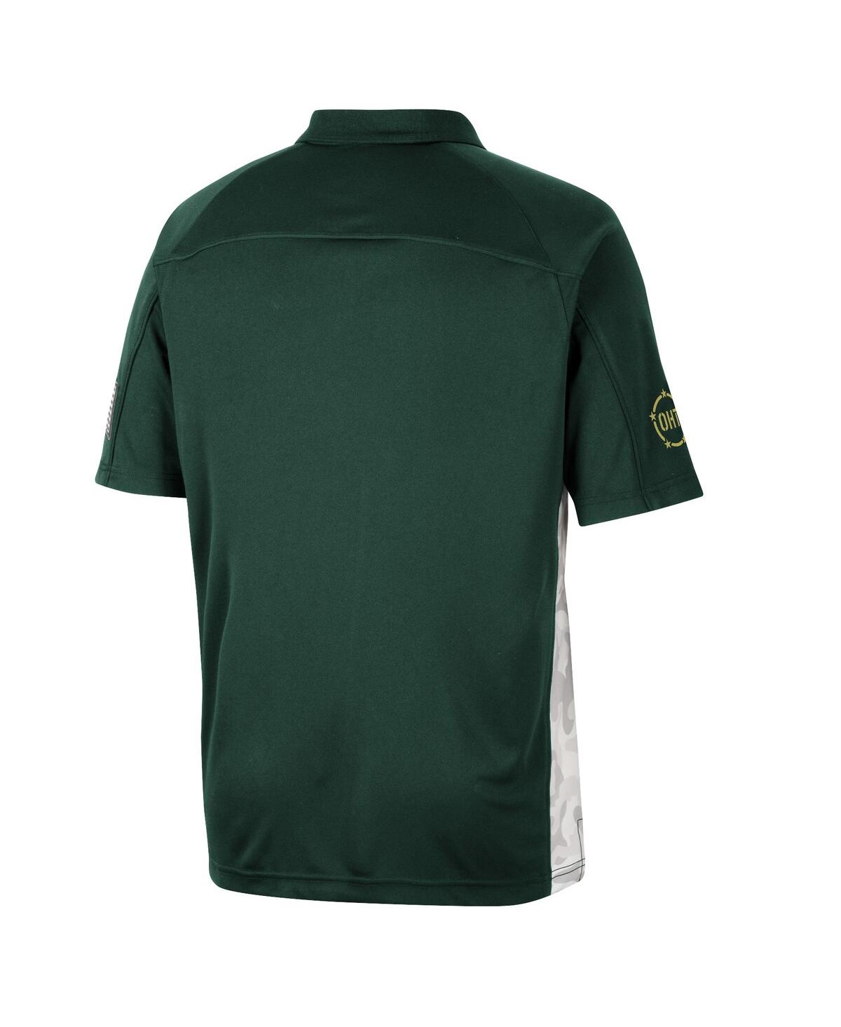Colosseum Green Colorado State Rams Oht Military Appreciation Snow Camo Polo In Green