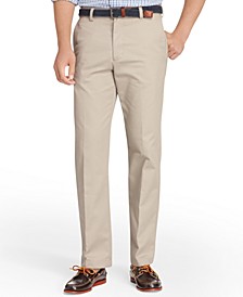 Men's American Straight-Fit Flat Front Chino Pants