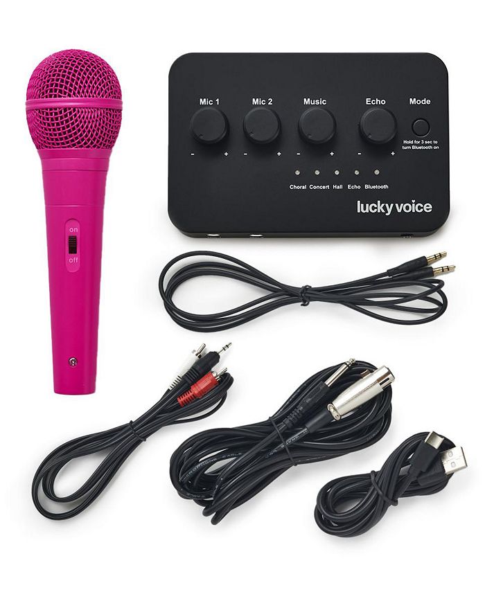 Lucky Voice Bluetooth Karaoke Machine Pink Macy's