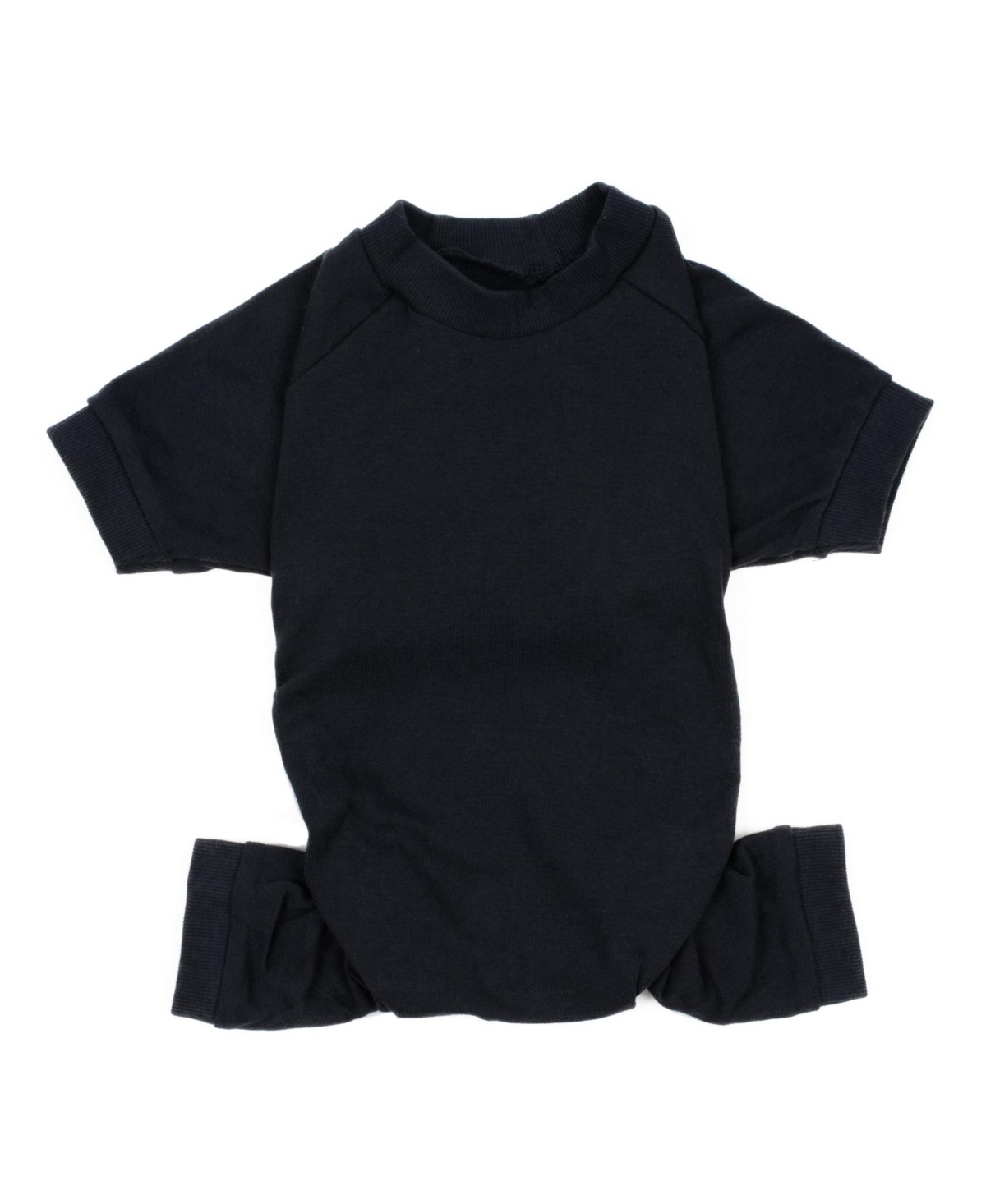 Leveret Dog Cotton Pajama Solid Navy