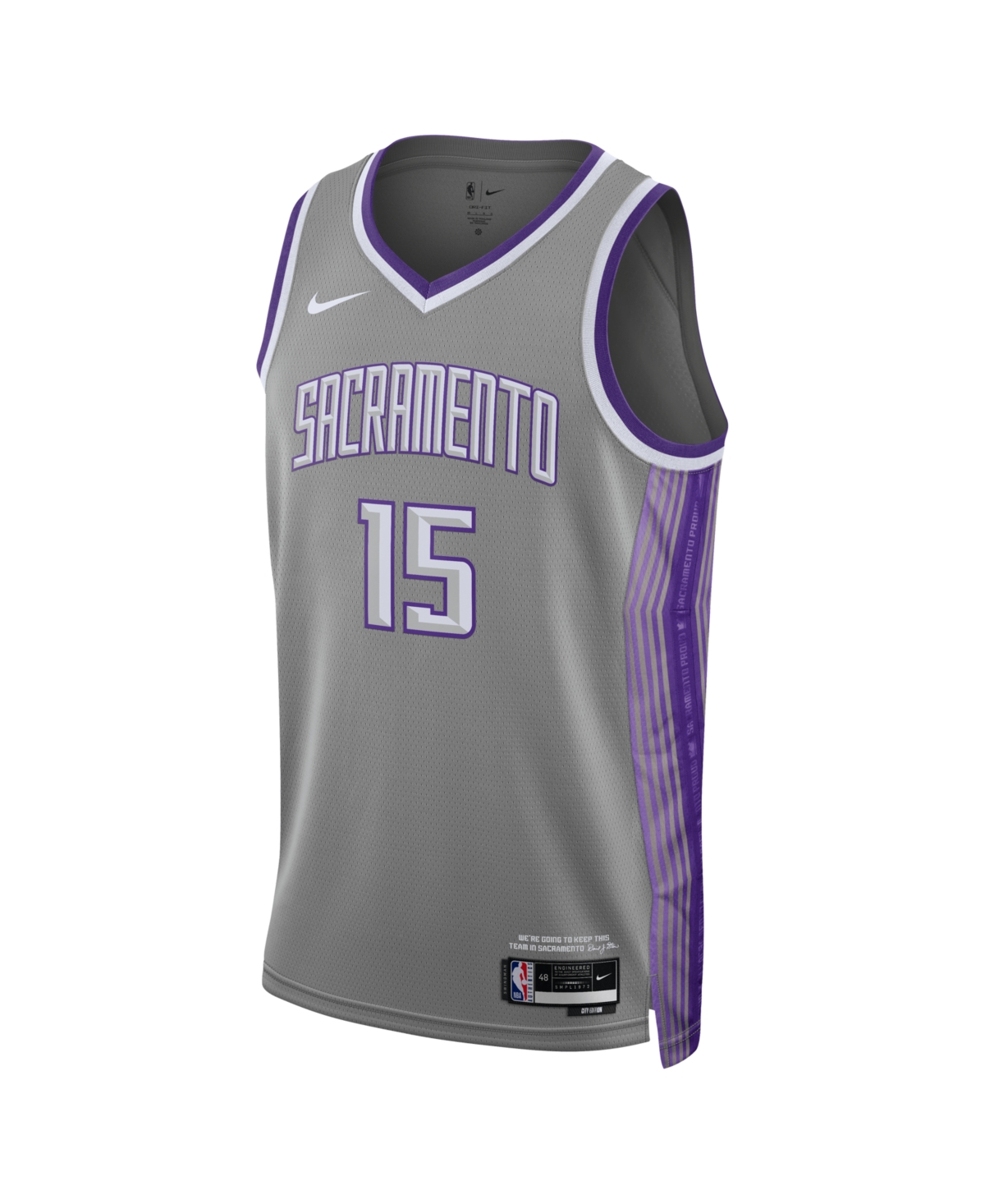 De'Aaron Fox Sacramento Kings Nike 2020/21 Swingman Player Jersey Black -  City Edition
