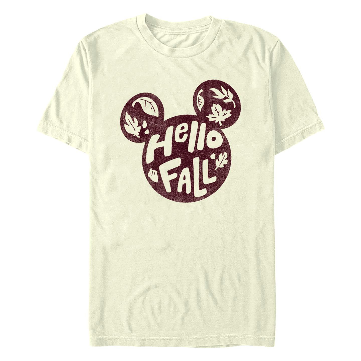 Мужская футболка Fifth Sun Mickey Classic Hello Fall Short Sleeves, цвет: Натуральный — фото 1