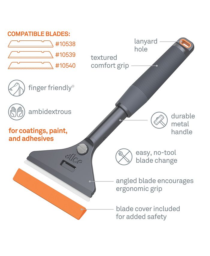 Slice 10599 LongHandled Scraper Aluminium Handle Ideal for DIY