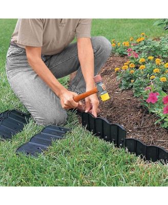 Products Gardeneer Edge Pound-In Garden and Landscape Edging 16pc