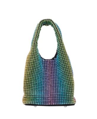 Women's All Over Crystal Satchel Bag