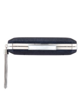 Women's Geometric Minaudiere Bag with Tassle