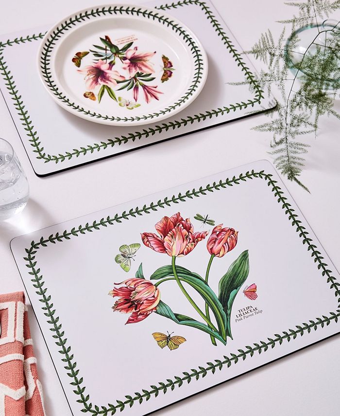 Portmeirion Table Linens, Set of 4 Botanic Garden Placemats Macy's