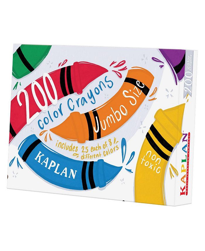 Kaplan Early Learning Jumbo Crayons Class Pack 200 Per Box Macy's