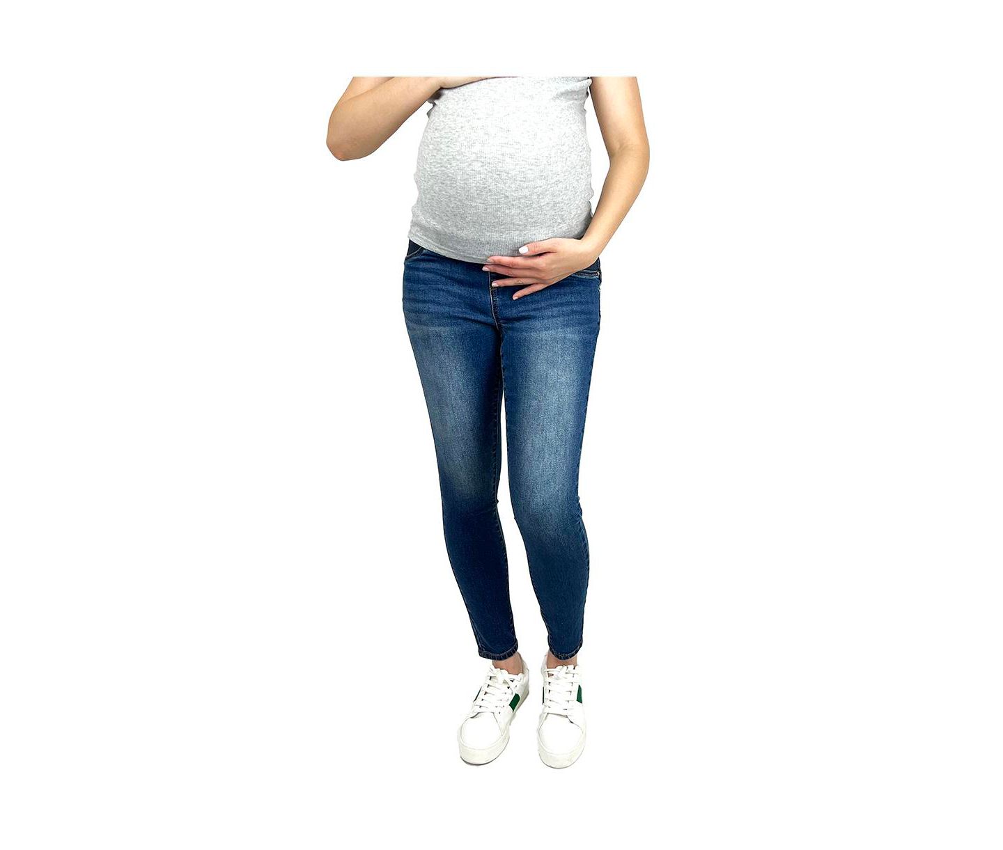 Женские джинсы Indigo Poppy Maternity Lifter Skinny with Side Elastics, цвет: Синий — фото 1
