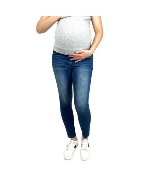 Женские джинсы Indigo Poppy Maternity Lifter Skinny with Side Elastics, цвет: Синий