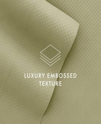 Expressed In Embossed Checkered 4-Pc. Sheet Set, Queen