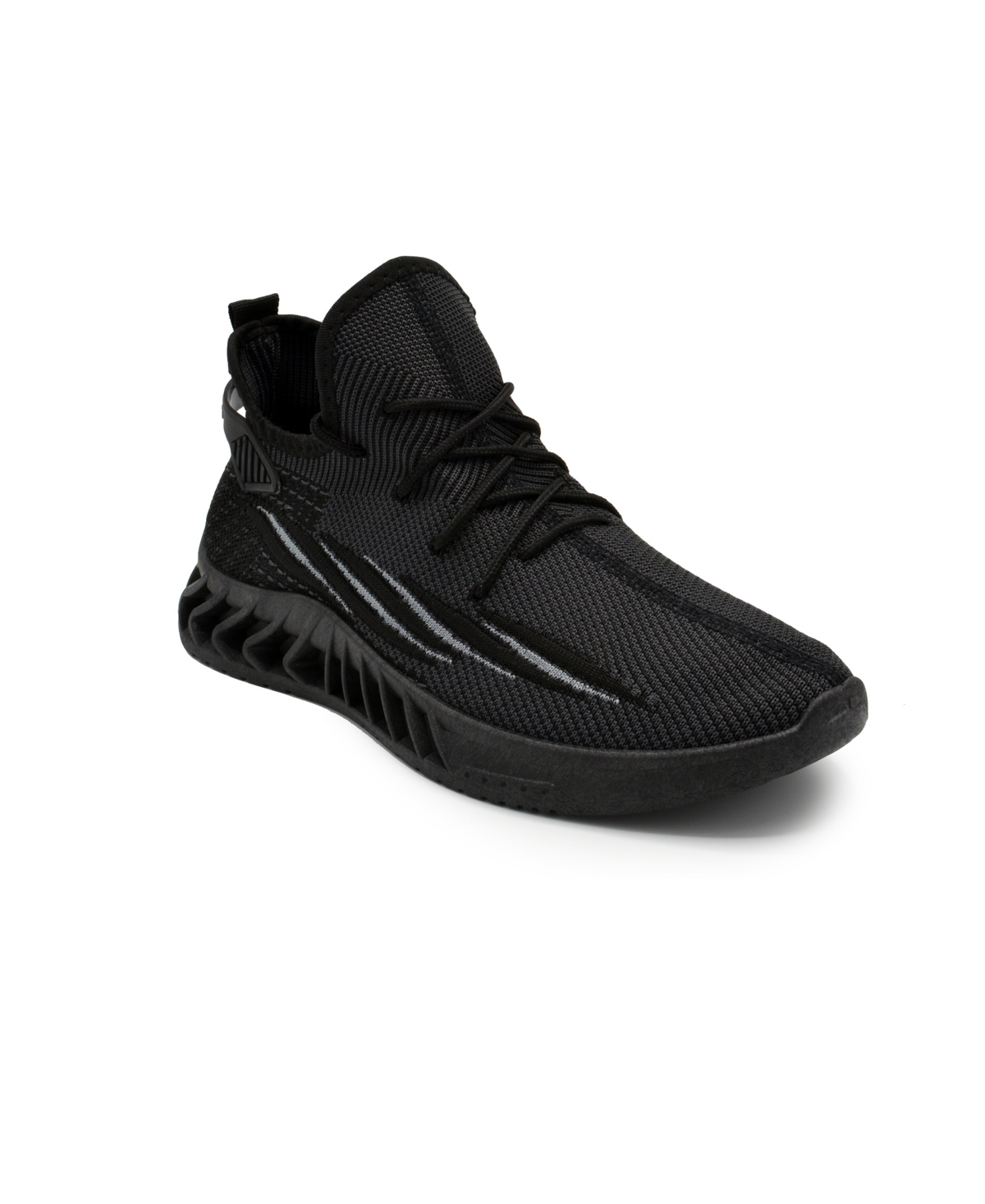 Akademiks Men's Fit 3.0 Knit Jogger Sneakers In Black