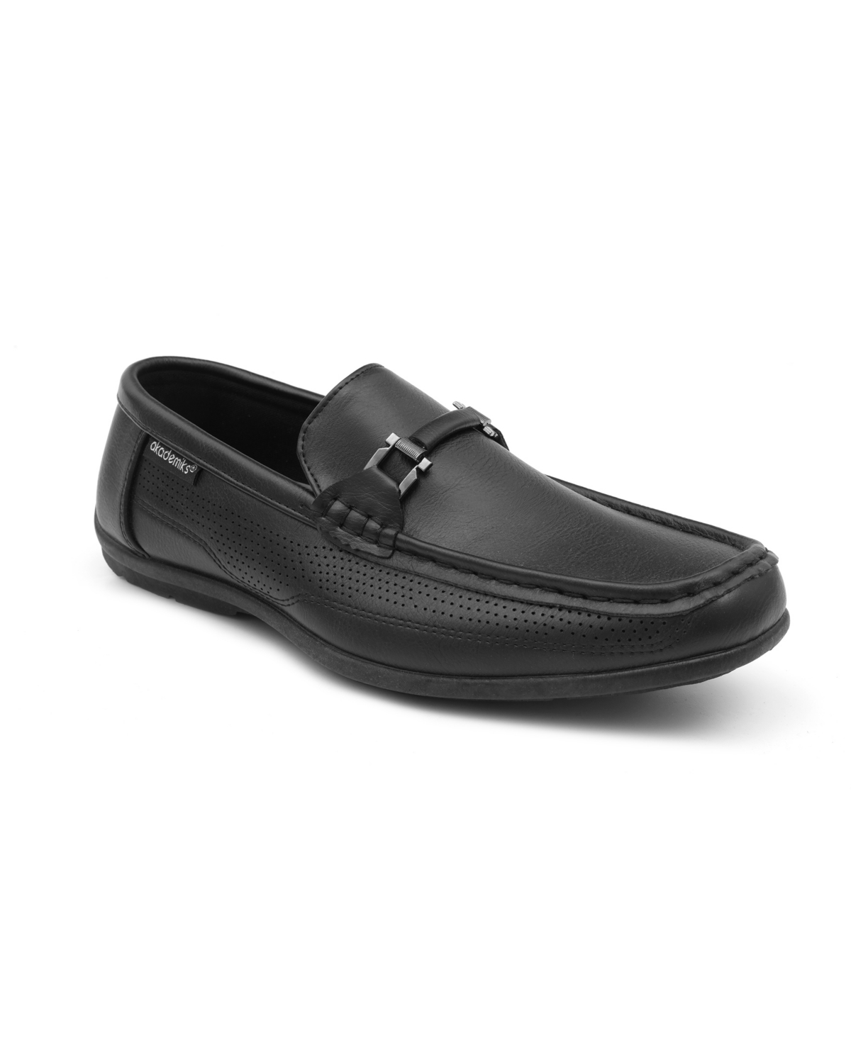 Akademiks Men's Stride Driving Slip-on Loafers In Black