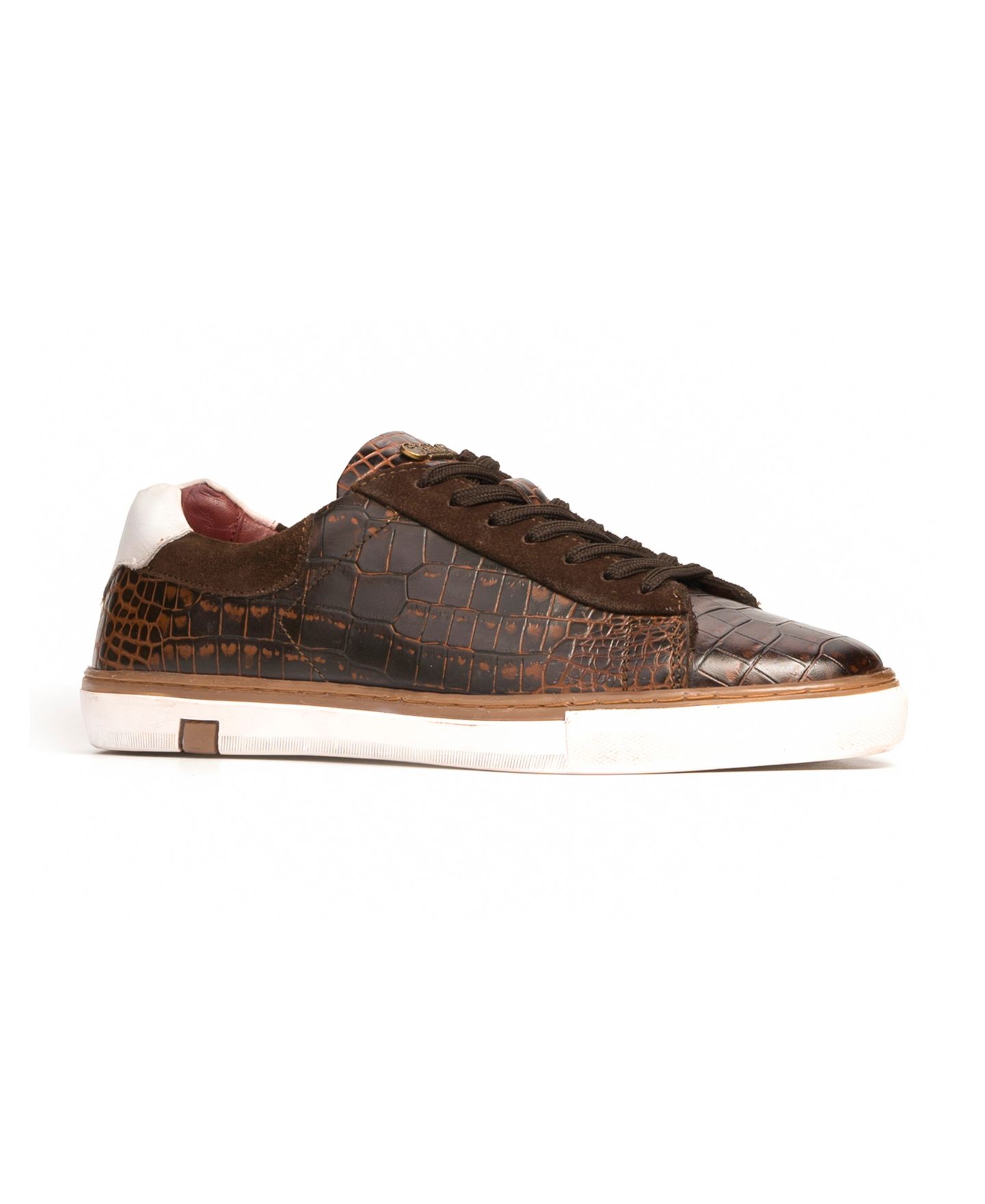 Мужские кроссовки Carlos by Carlos Santana Walker Reptile Fashion, цвет: Коричневый — фото 1