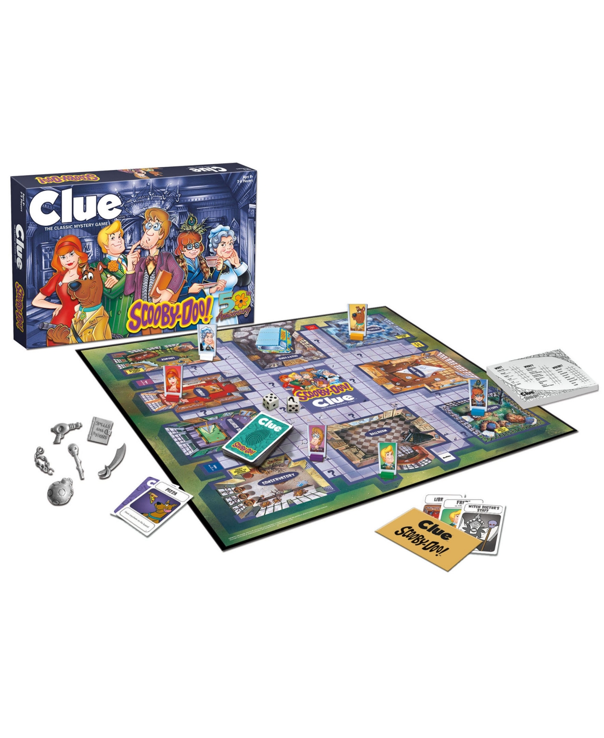 Usaopoly Kids' Clue Scooby Doo Game In Multi