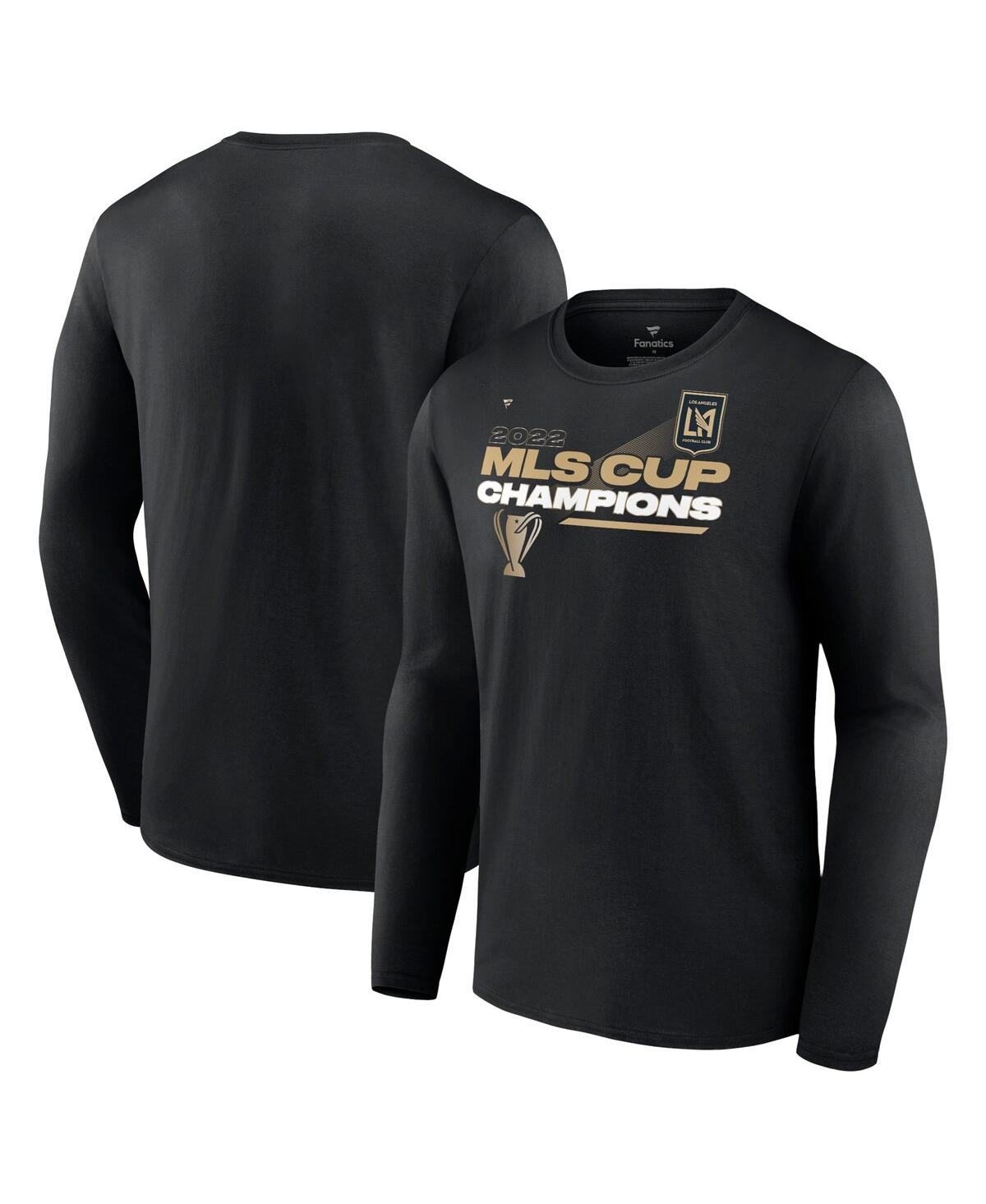 Men's FanaticsLafc 2022 Mls Cup Champions Locker Room Long Sleeve T-shirt - Black