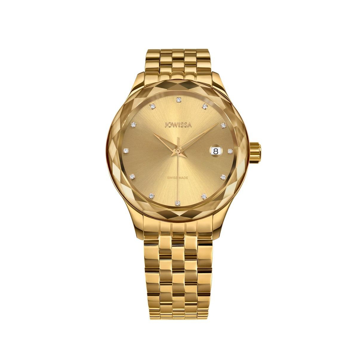 Tiro Swiss Gold Plated Ladies 38mm Watch - Gold