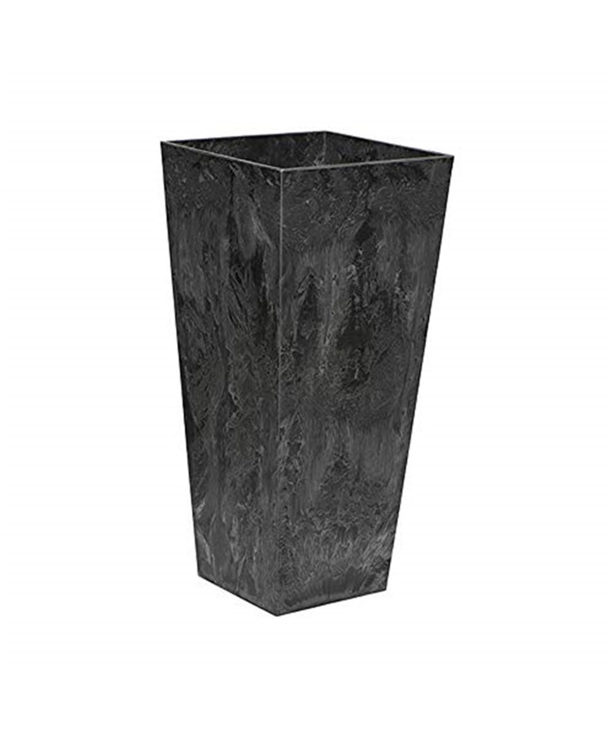 (#35198) ArtStone Tall Ella Flower Box, Black 19.5" - Black