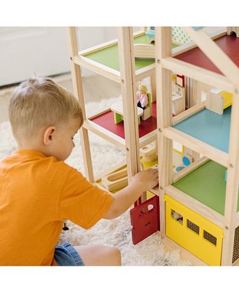 Melissa & Doug Hi-Rise Dollhouse