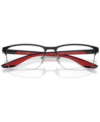 Men's Rectangle Eyeglasses, PS 50PV55-O