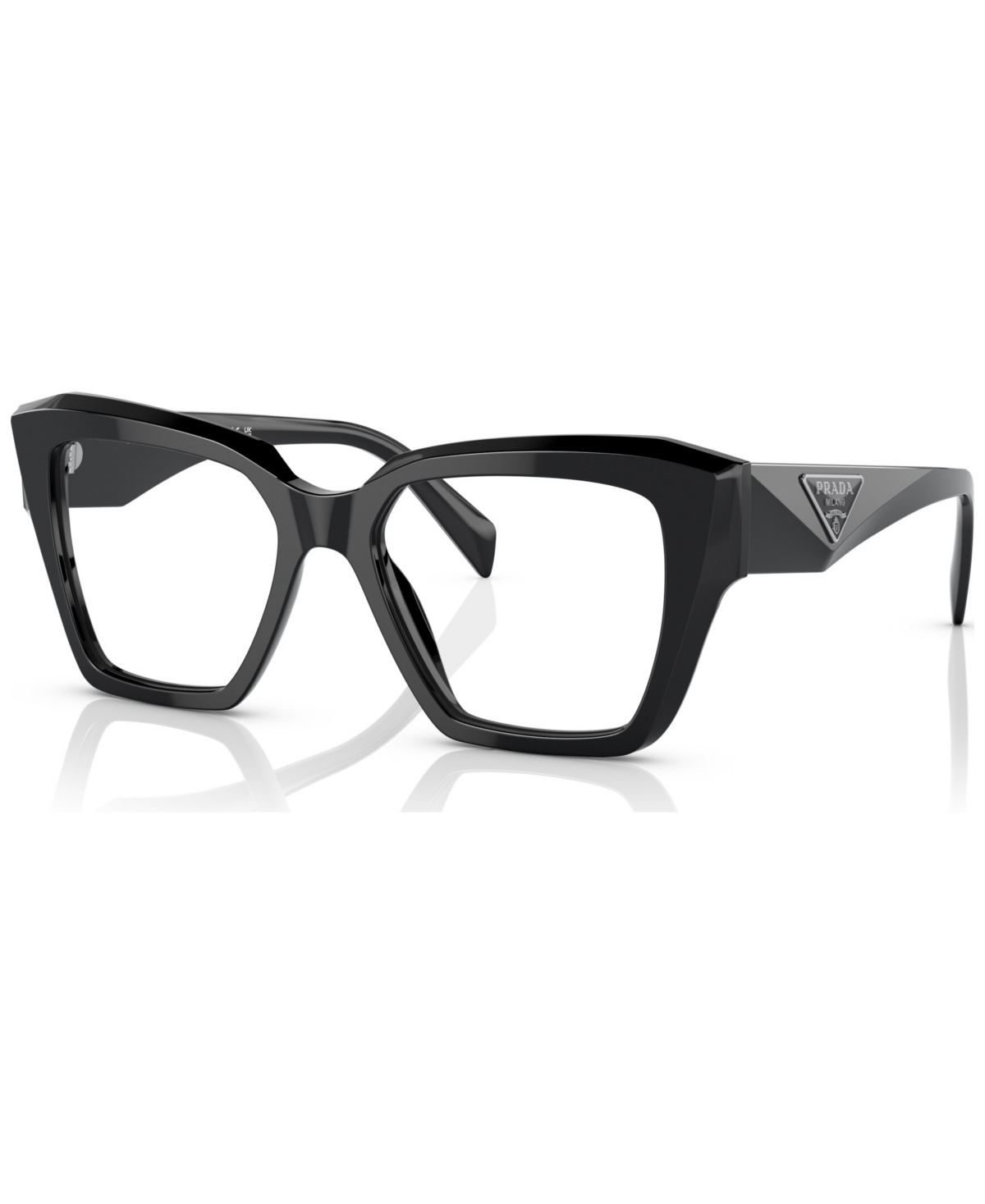 Women's Square Eyeglasses, Pr 09ZV - Honey Tortoise