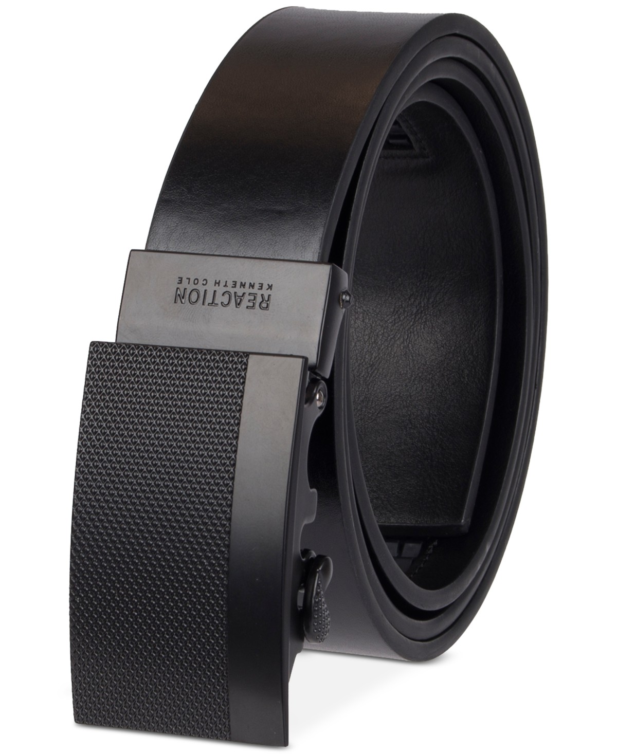 Мужские Kenneth Cole Reaction Men’s Exact System Track Lock Plaque Buckle Belt — фото 1