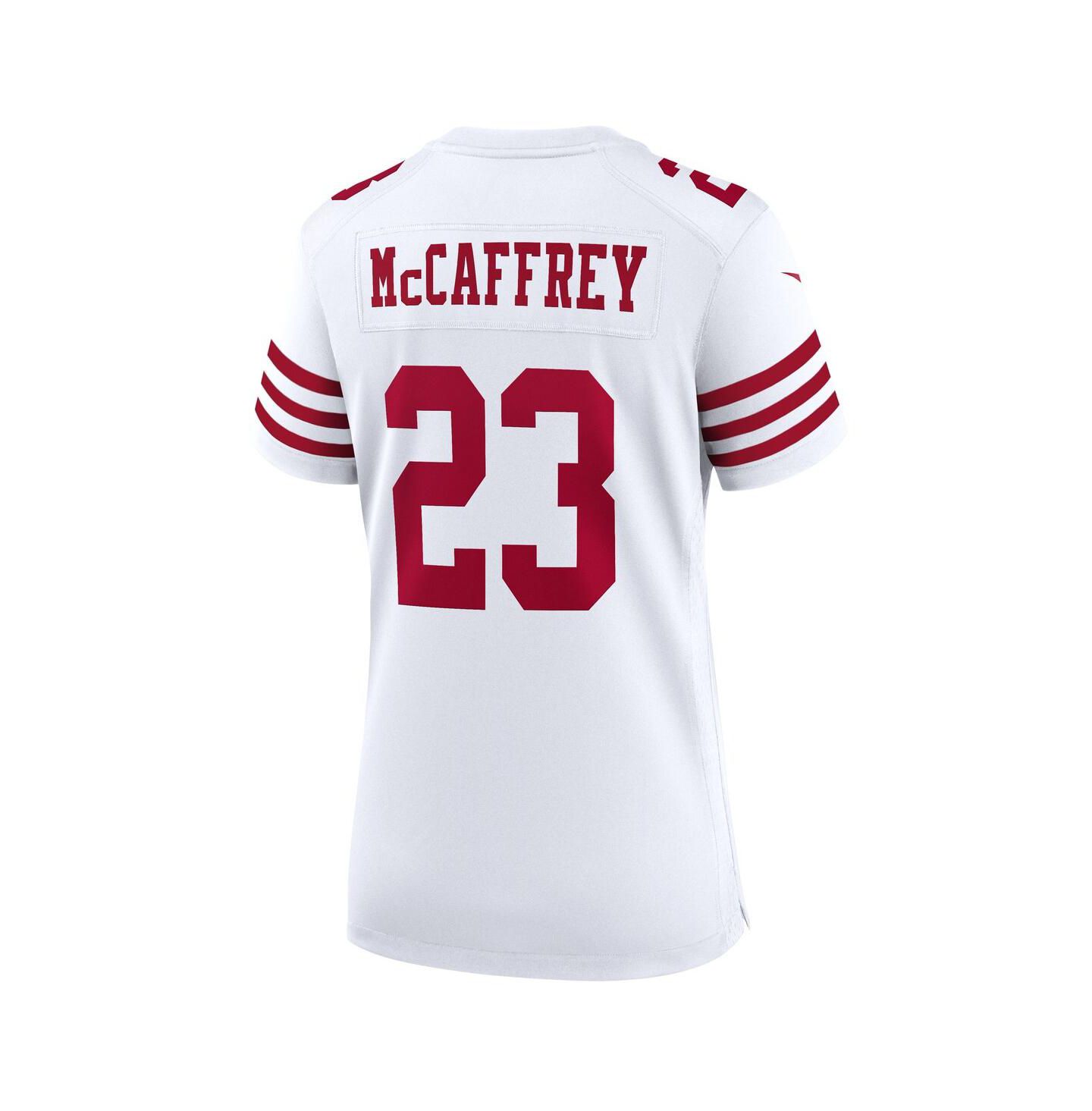 Женское джерси Nike Christian McCaffrey San Francisco 49ers Game Player, White — фото 2