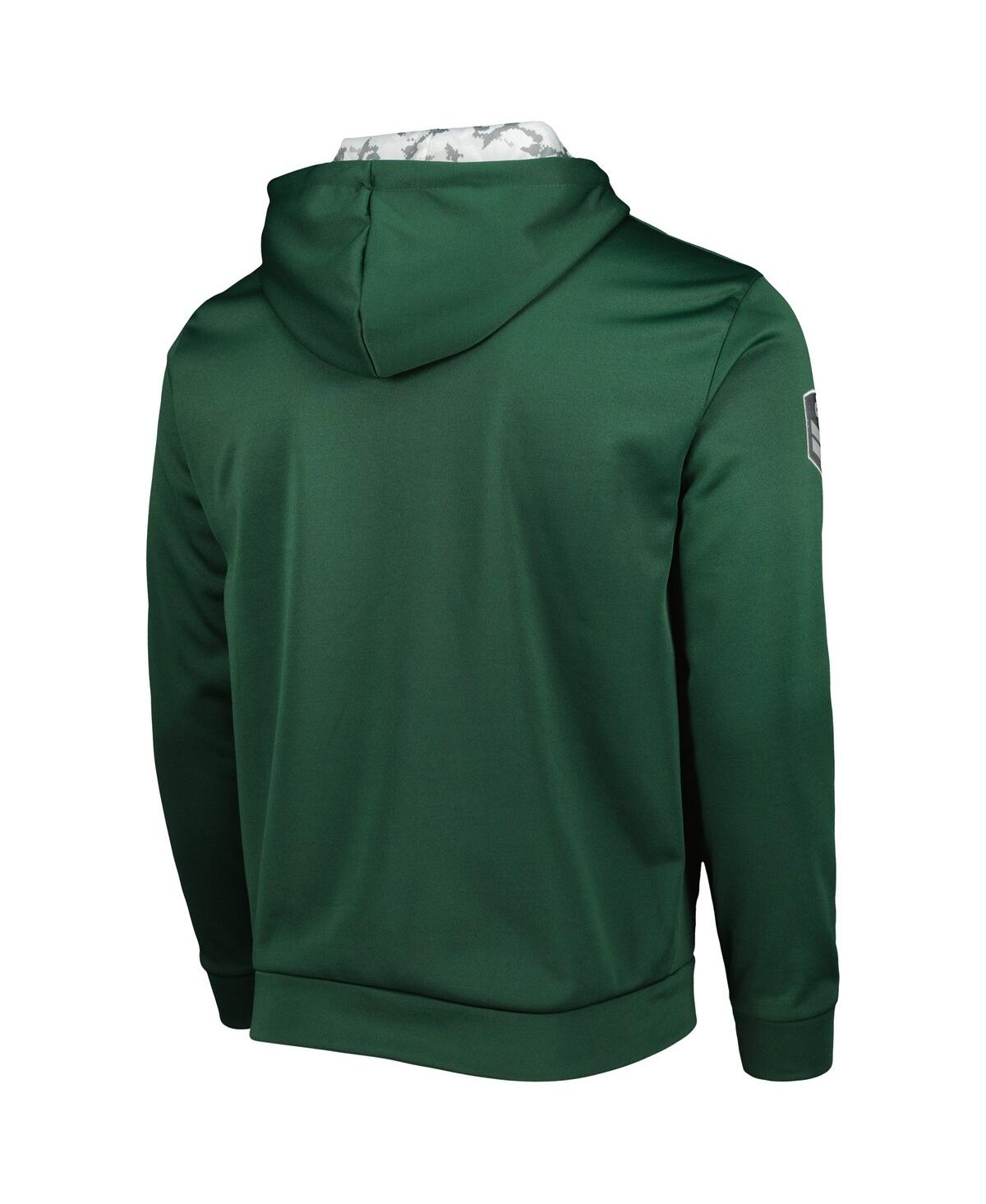 Shop Colosseum Men's  Green Michigan State Spartans Oht Military-inspired Appreciation Team Color Pullover