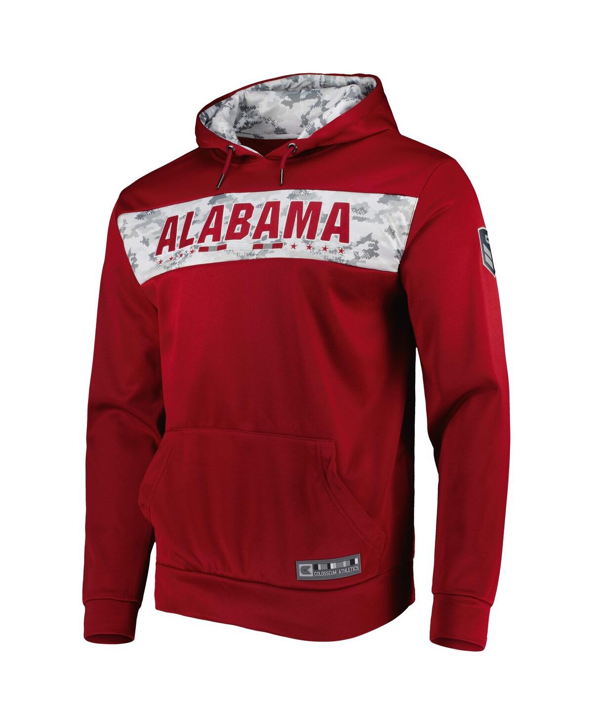 Colosseum Crimson Alabama Crimson Tide Oht Military Appreciation Team Color Pullover Hoodie In Crimson