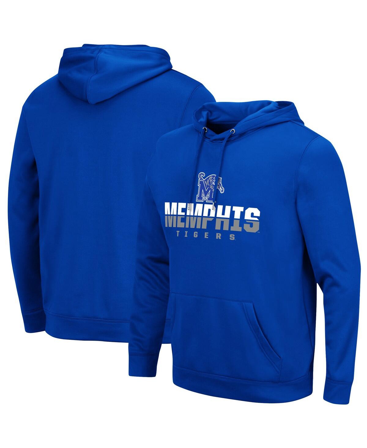 Colosseum Royal Memphis Tigers Lantern Pullover Hoodie In Royal