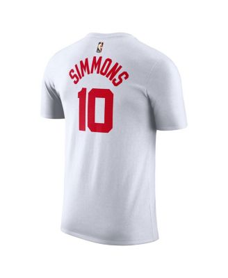 Men's Ben Simmons White Brooklyn Nets 2022/23 Classic Edition Name and Number T-shirt