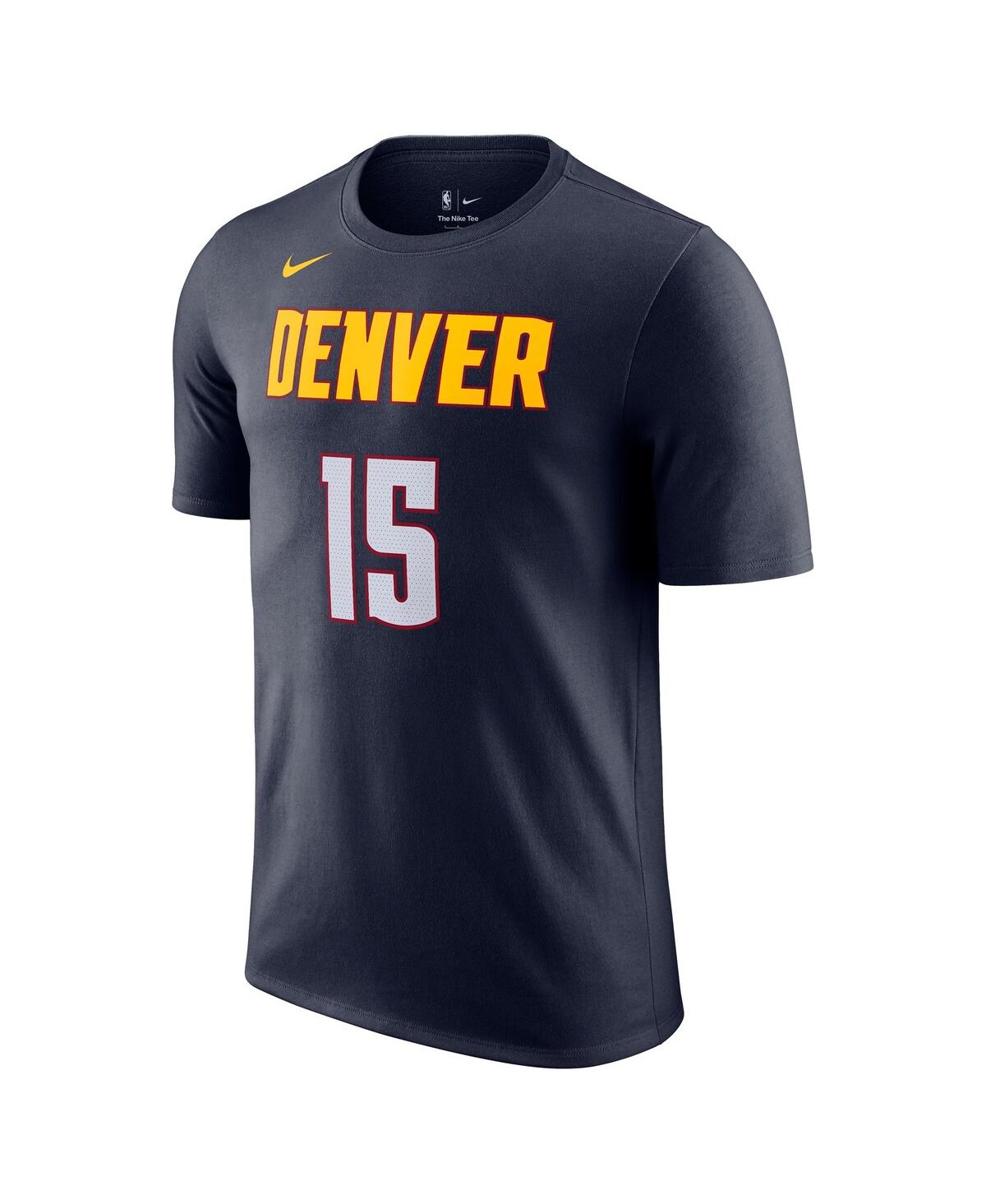 Nike Men's  Nikola Jokic Navy Denver Nuggets Icon 2022, 23 Name And Number T-shirt In Navy