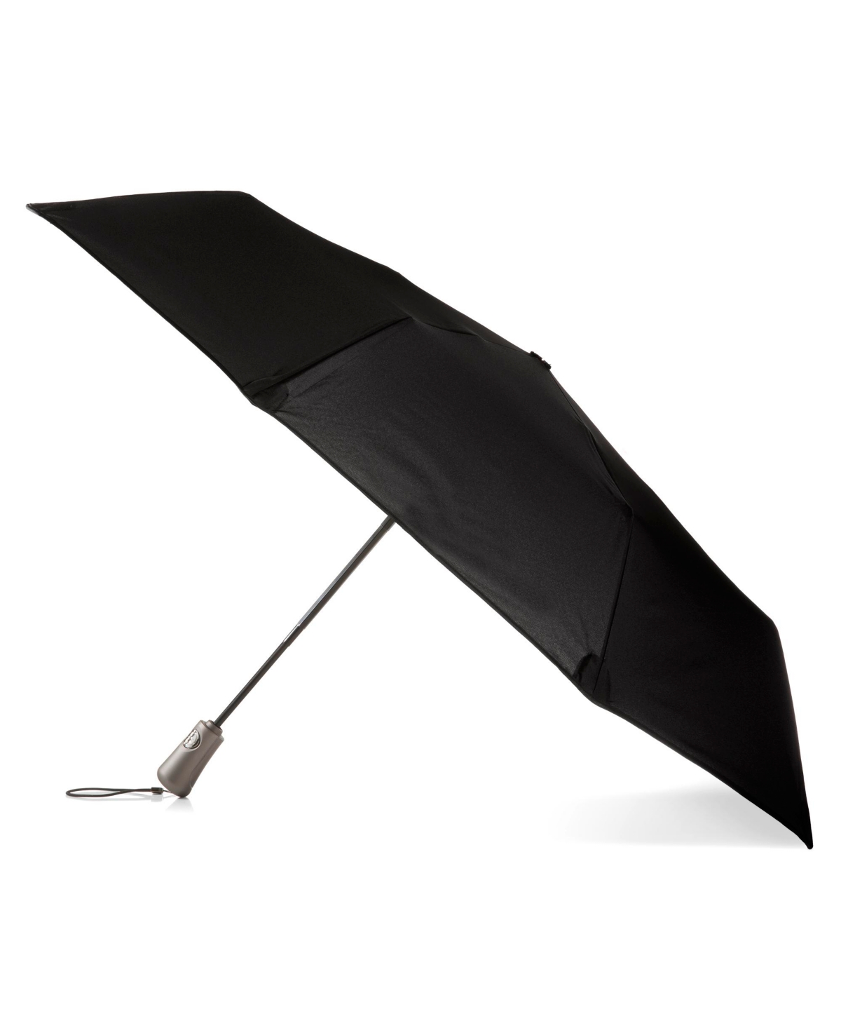 Totes Total Protection Auto Open And Close 3-section Umbrella In Black