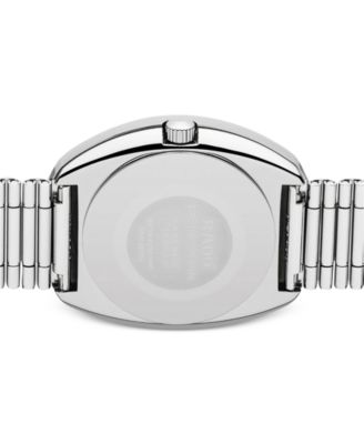Original Men's Silver-Tone Stainless Steel Bracelet Watch 35mm