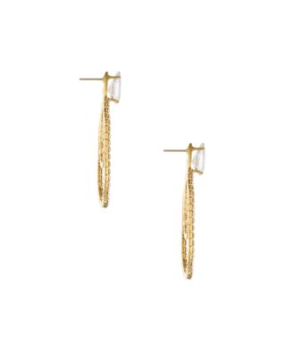 Crystal Serenity Earrings in 18K Gold Plating