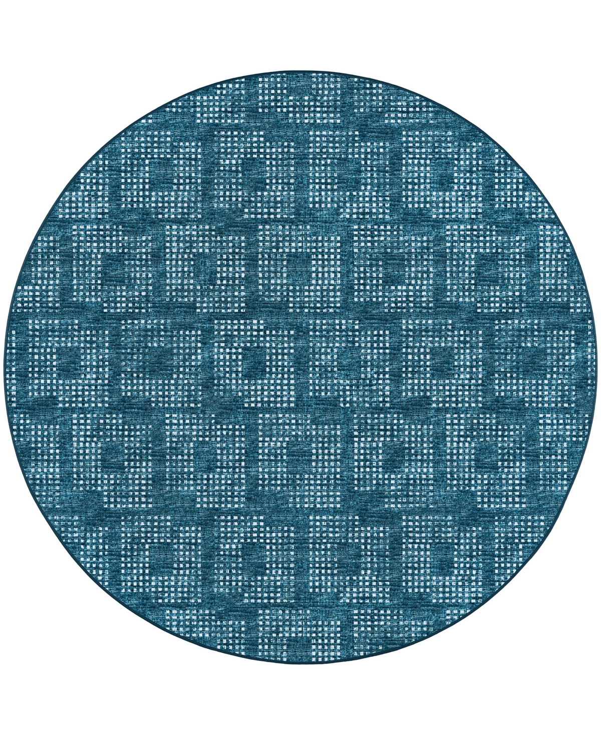 D Style Delano Da1 10' X 10' Round Area Rug In Navy