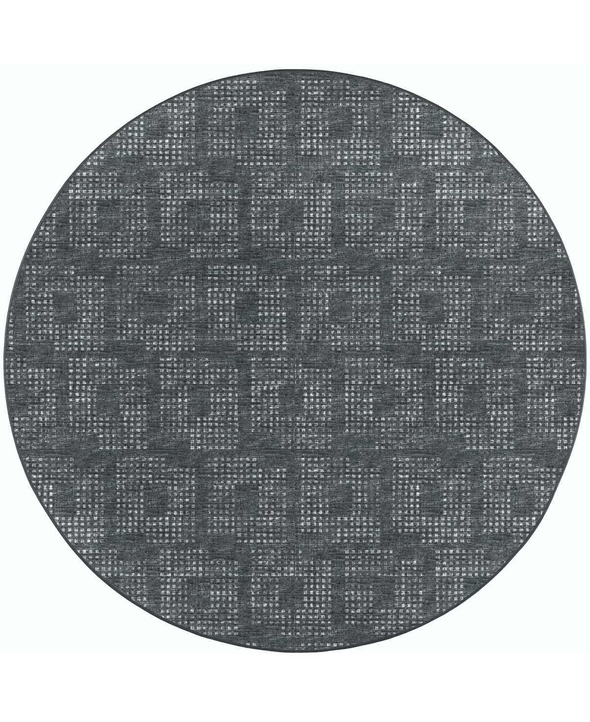 D Style Delano Da1 10' X 10' Round Area Rug In Midnight